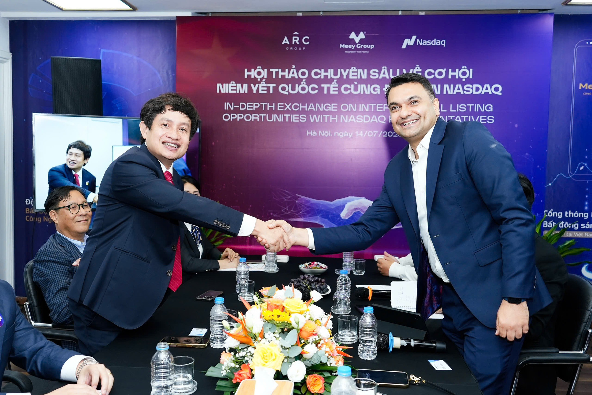Đại diện Meey Group và ARC Group bắt tay chính thức ký kết hợp tác chiến lược, đặt nền móng cho lộ trình IPO tại Mỹ.