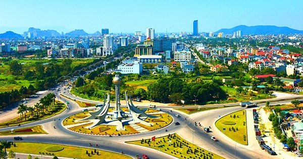 Toàn cảnh trung tâm TP Thanh Hóa sau sắp xếp hành chính – hạ tầng đô thị phát triển mạnh mẽ.