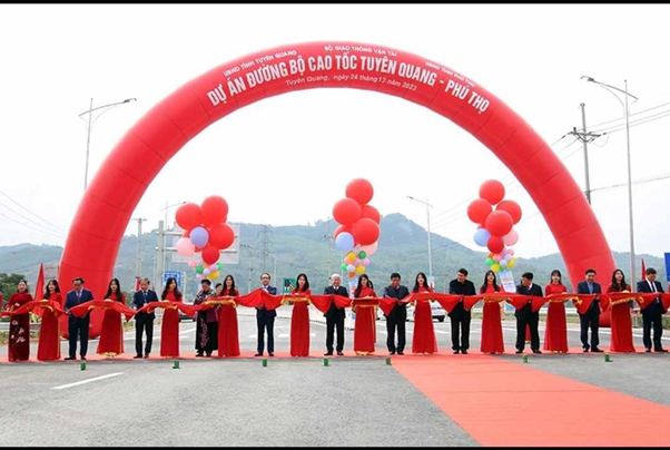 Cao tốc Tuyên Quang – Phú Thọ, hạ tầng trọng điểm thúc đẩy giá trị bất động sản.