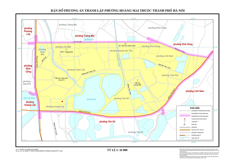 Bản đồ Phường Hoàng Mai, Hà Nội
