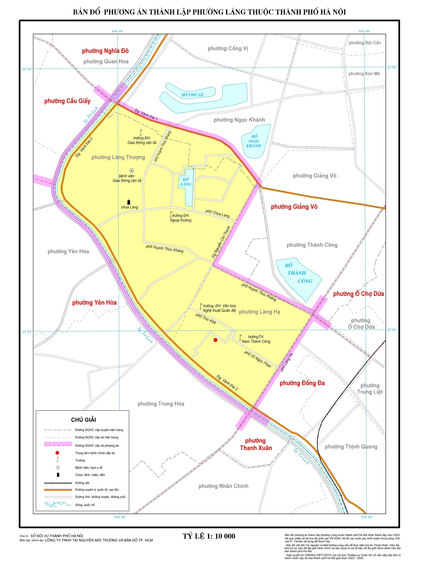 Bản đồ Phường Láng, Hà Nội