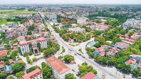 Toàn cảnh trung tâm Xã Sóc Sơn – cửa ngõ phía Bắc Thủ đô, kết nối trực tiếp sân bay Nội Bài.