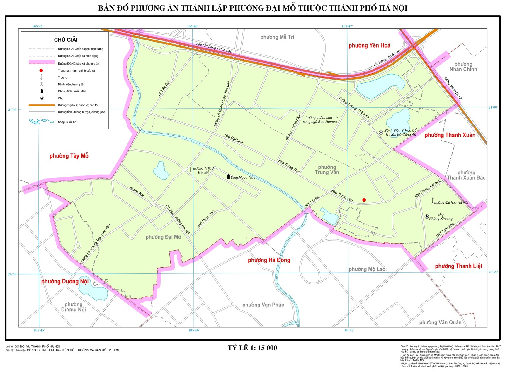 Bản đồ Phường Đại Mỗ, Hà Nội