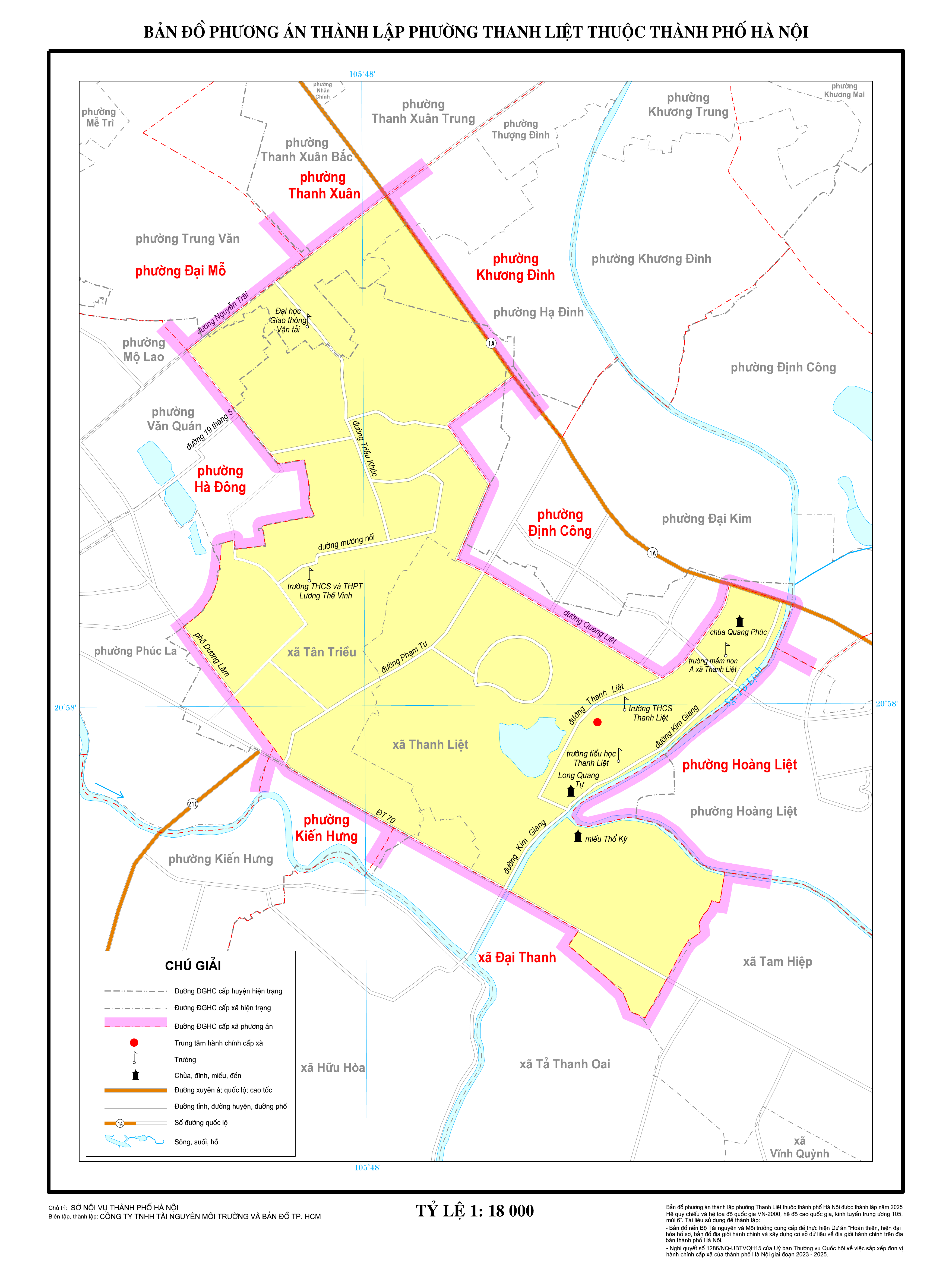 Bản đồ Phường Thanh Liệt, Hà Nội