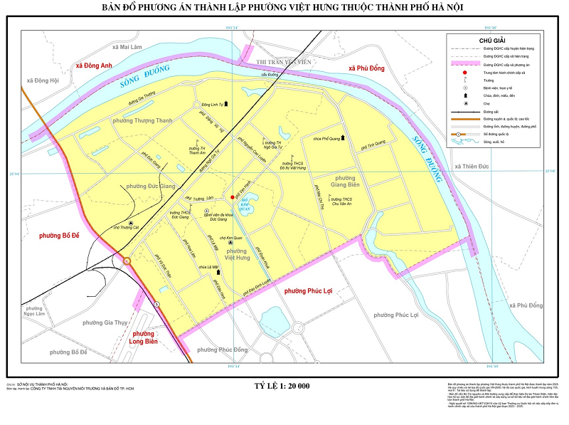 Bản đồ Phường Việt Hưng, Hà Nội