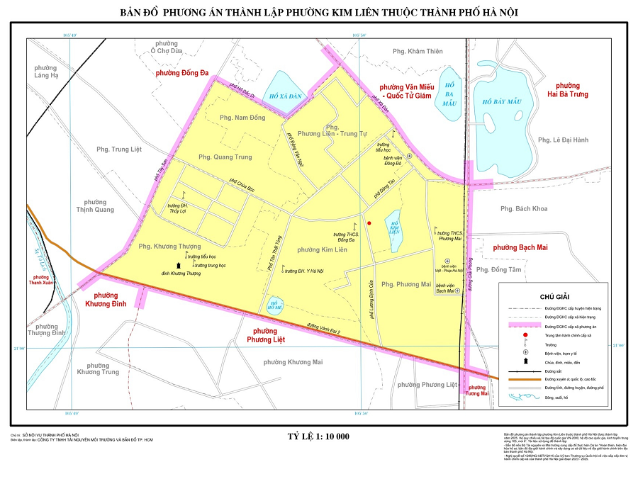 Bản đồ Phường Kim Liên, Hà Nội