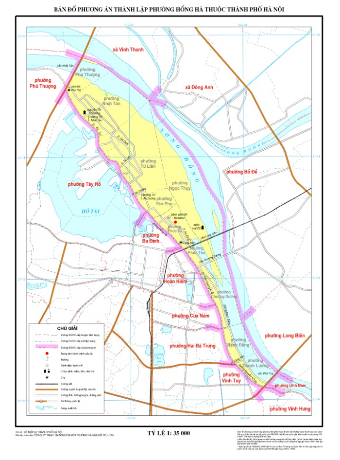 Bản đồ Phường Hồng Hà, Hà Nội