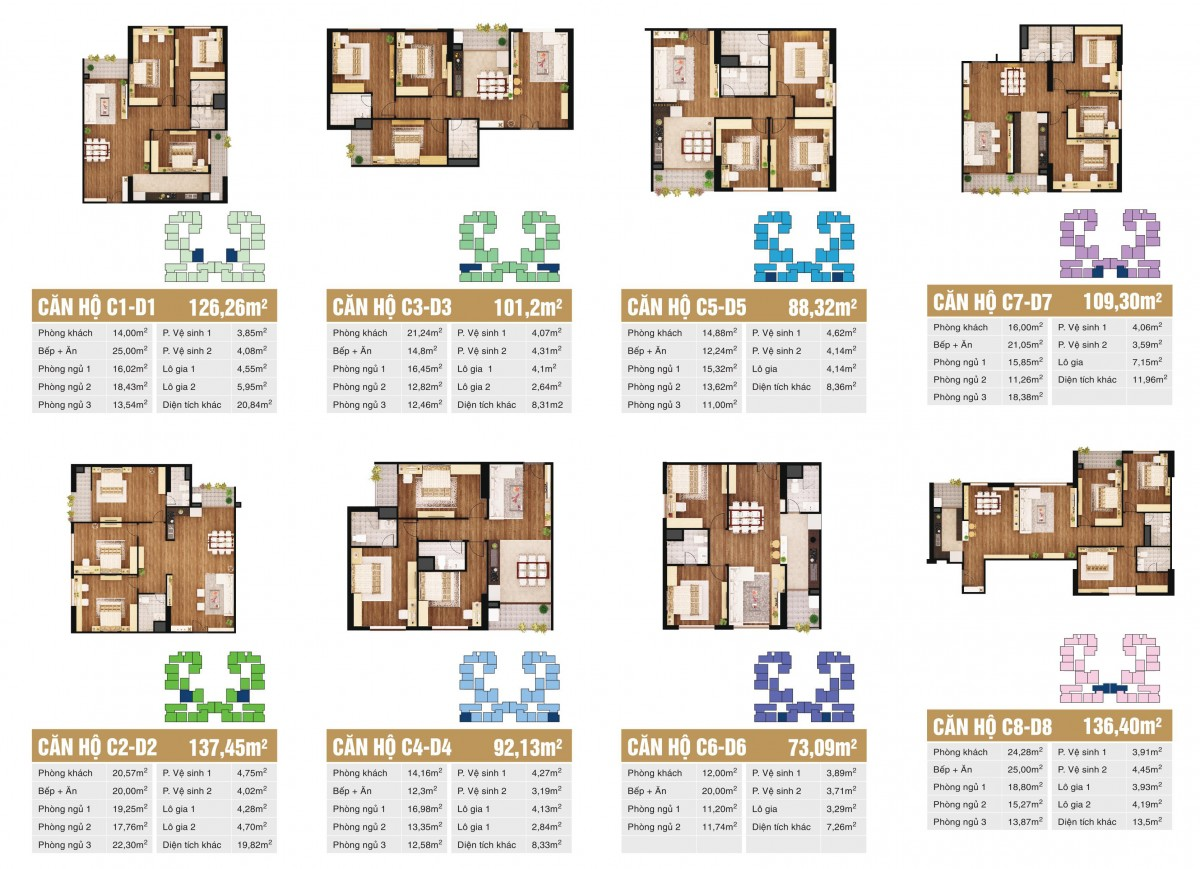 mặt bằng Căn hộ chung cư Việt Đức Complex Thanh Xu&acirc;n