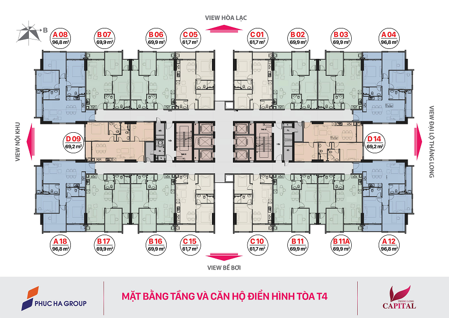 căn hộ chung cư Thăng Long Capital Hoài Đức, Hà Nội