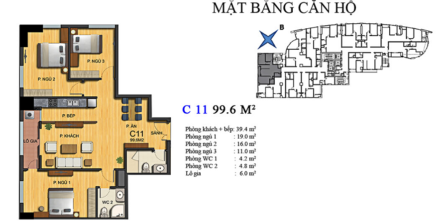 Mặt bằng Yên Hòa Thăng Long Cầu Giấy