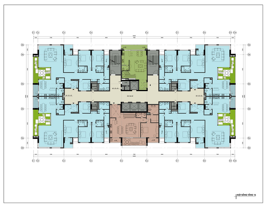 Bán căn hộ chung cư The Light (CT2 Trung Văn) Nam Từ Liêm, Hà Nội