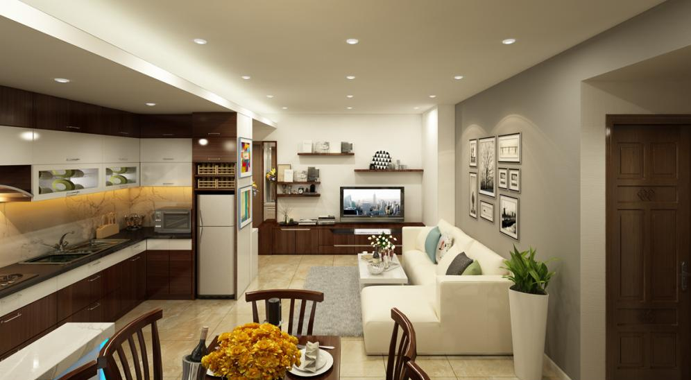 thiết kế căn hộ The Light (CT2 Trung Văn) – Nam Từ Liêm