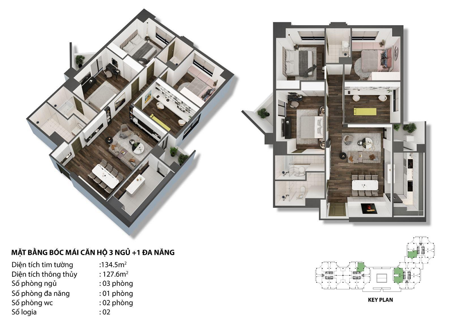 Mặt bằng căn hộ chung cư Tecco Garden Thanh Trì, Hà Nội