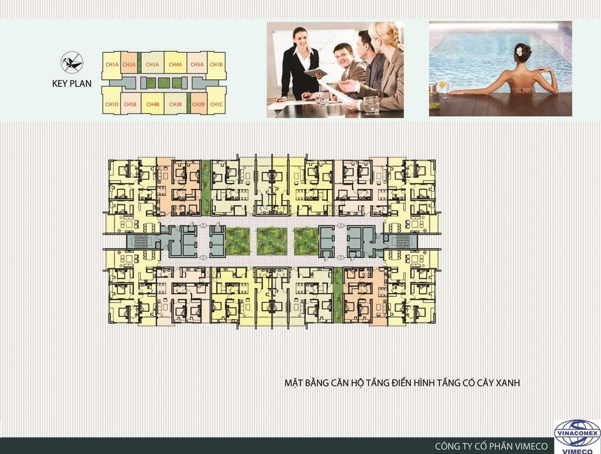 Mặt bằng chung cư Vimeco II – Nguyễn Chánh