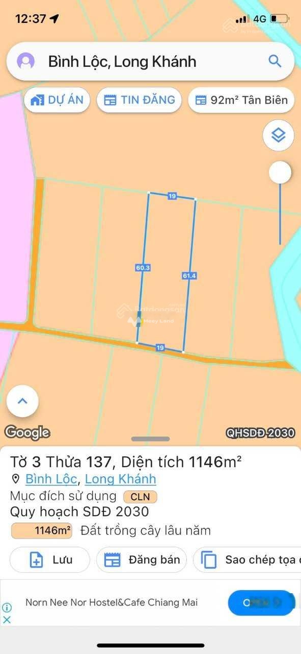 Bán đất 1,5 tỷ, diện tích 1150m2 tại Xã Bình Lộc, Long Khánh, Đồng Nai-01