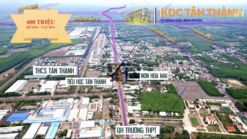 Bán đất 500 triệu, diện tích 150m2 tại quốc lộ 14, Xã Tân Thành, Thành phố Đồng Xoài, Bình Phước-02