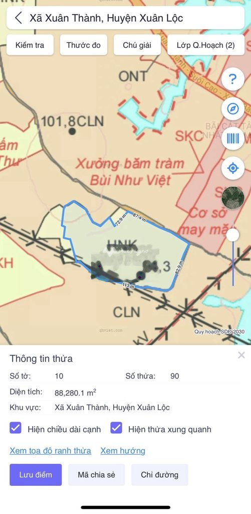 Bán đất 16,61 tỷ, diện tích 88348m2 tại Xuân Thành - Suối Cao - Xuân Bắc, Xã Xuân Thành, Huyện Xuân Lộc, Đồng Nai-02