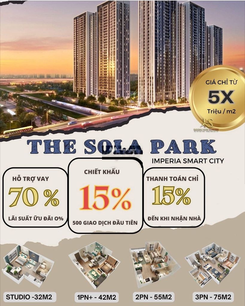 Cần bán căn hộ tại The Sola Park - Imperia Smart City, Nam Từ Liêm. Diện tích 54,4m2-03