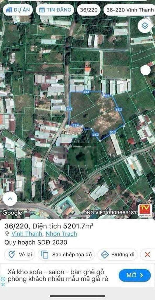 Bán đất 19,6 tỷ, diện tích 5163m2 tại Pê Tông, Xã Vĩnh Thanh, Huyện Nhơn Trạch, Đồng Nai-03