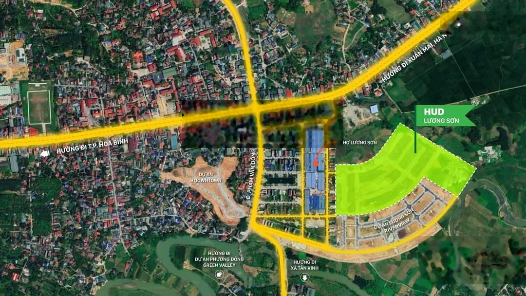 Bán 6 lô đất chợ thị trấn Lương Sơn, Hòa Bình. Diện tích 67,5m2-03