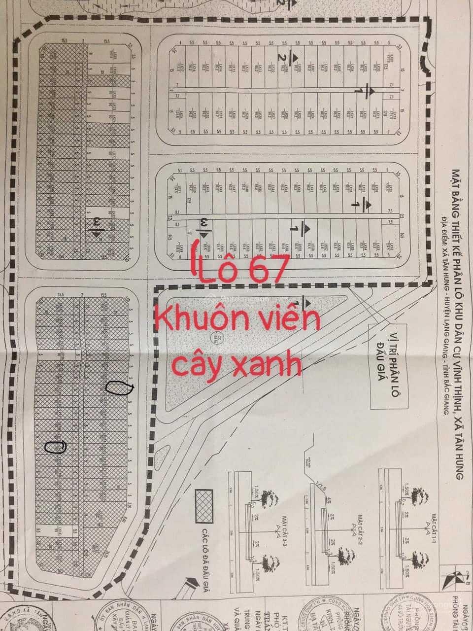 Bán đất tại Tân Hưng, Lạng Giang, Bắc Giang. Diện tích 96,2m2, giá 1,55 tỷ
