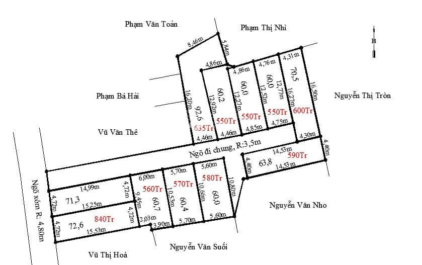 Bán đất tại Thọ Linh, Minh Tân, Kiến Thụy, Hải Phòng. Diện tích 60m2, giá 550 triệu-02