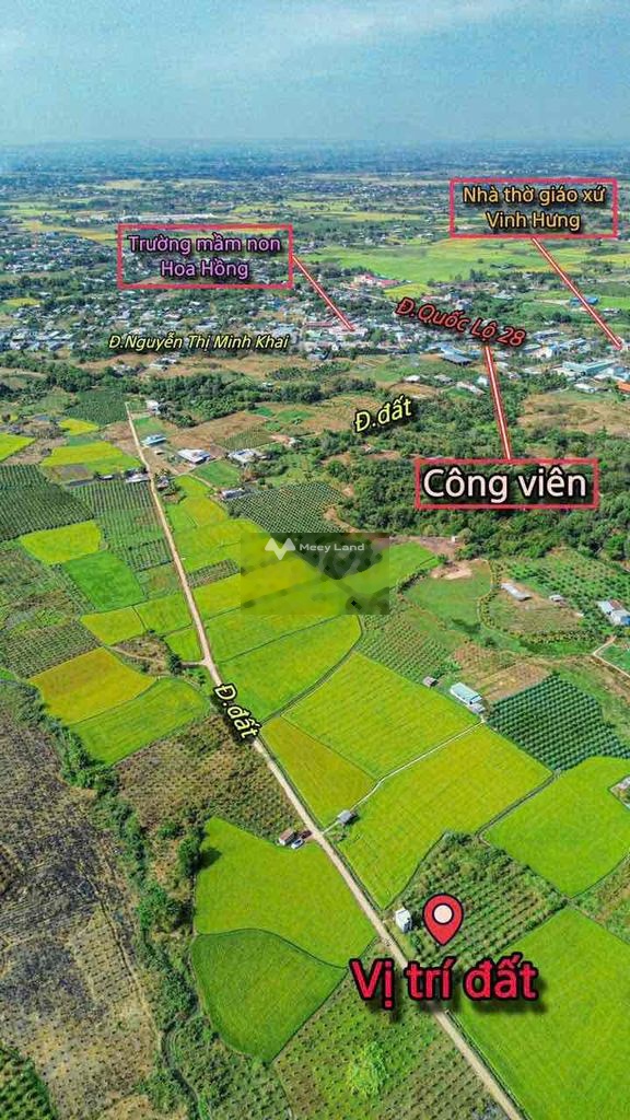 Đất khu phố 3 thị trấn Ma Lâm, 1000m2 có 200m thổ cư, đường oto -03