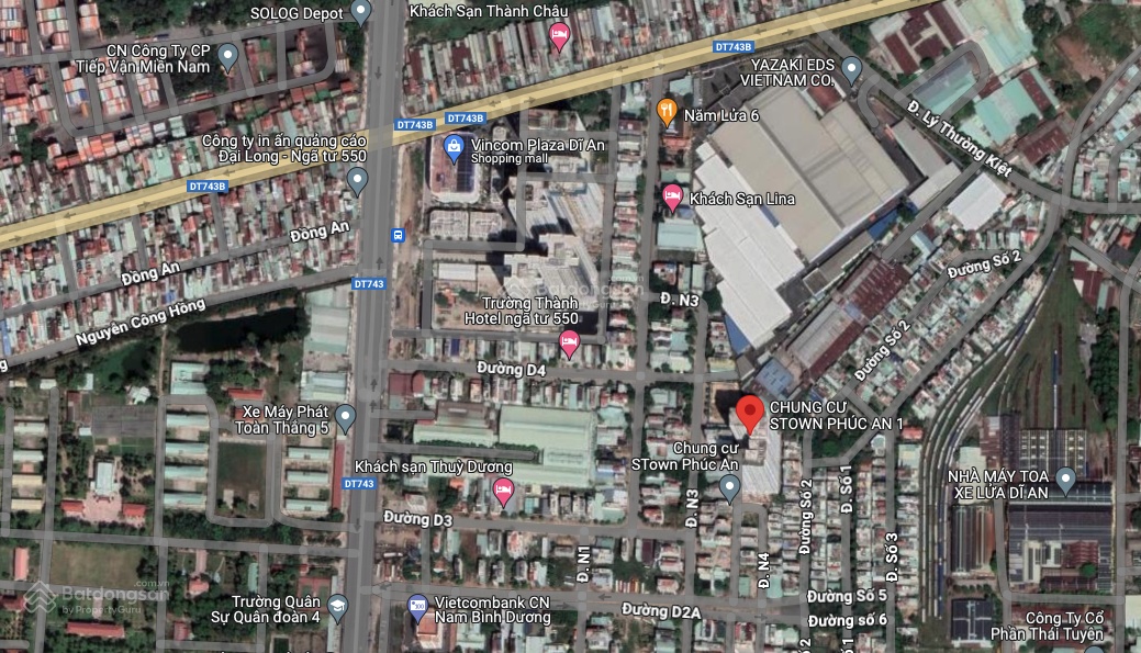 Bán nhà chung cư Stown Phú An, Dĩ An, Bình Dương giá 1,35 tỷ, diện tích 52,67 m2-01