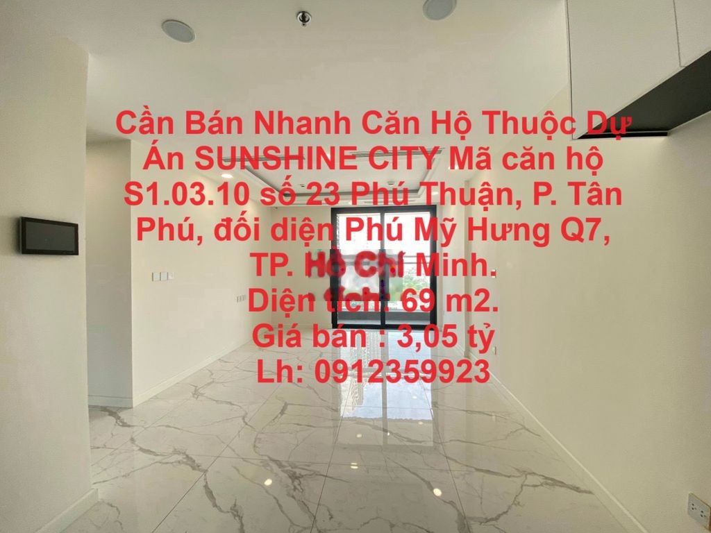 Bán căn hộ Sunshine giá 3,05 tỷ, diện tích 69 m2, tại Phú Thuận, phường Tân Phú, quận 7-02
