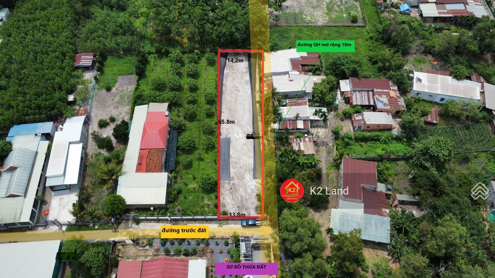Bán đất mặt tiền giá 4 tỷ, diện tích 911 m2, tại Long Thành, Đồng Nai-01