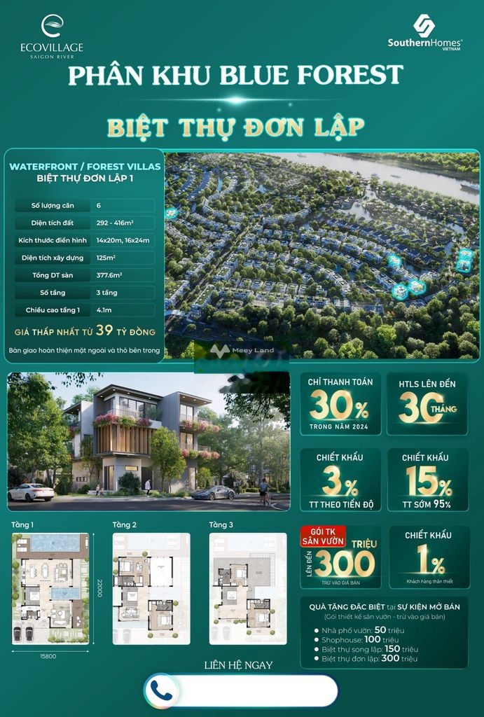 Bán biệt thự Ecovillage Saigon River giá 18 tỷ, diện tích 180 m2, tại Nhơn Trạch, Đồng Nai-03
