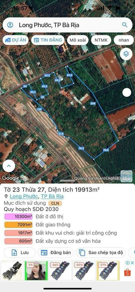Bán đất Long Phước, thành phố Bà Rịa, gần khu du lịch sinh thái-03