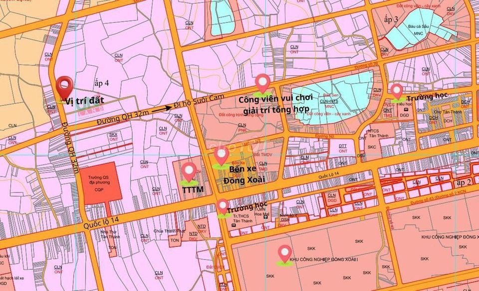 Đất nền thành phố Đồng Xoài giá chỉ 2 triệu/m2-03