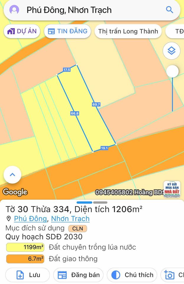 Bán đất mặt tiền đường lớn quy hoạch ra sông Đồng Nai - Sài Gòn-01