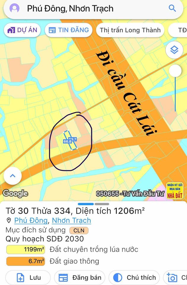 Bán đất mặt tiền đường lớn quy hoạch ra sông Đồng Nai - Sài Gòn-02