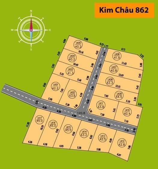 Bán đất Kim Châu, Kim Thư, Thanh Oai mặt tiền 3,76m-01