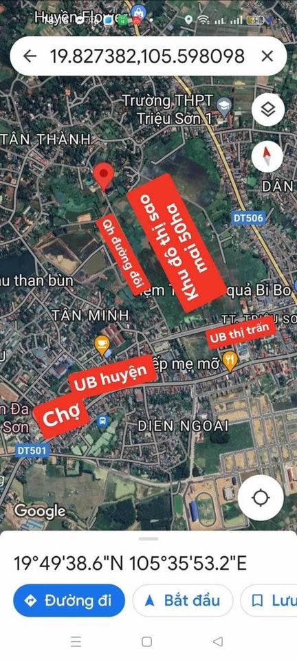 Duy nhất 1 lô đất siêu vip cạnh Khu đô Thị Sao Mai Thị Trấn Triệu Sơn-02