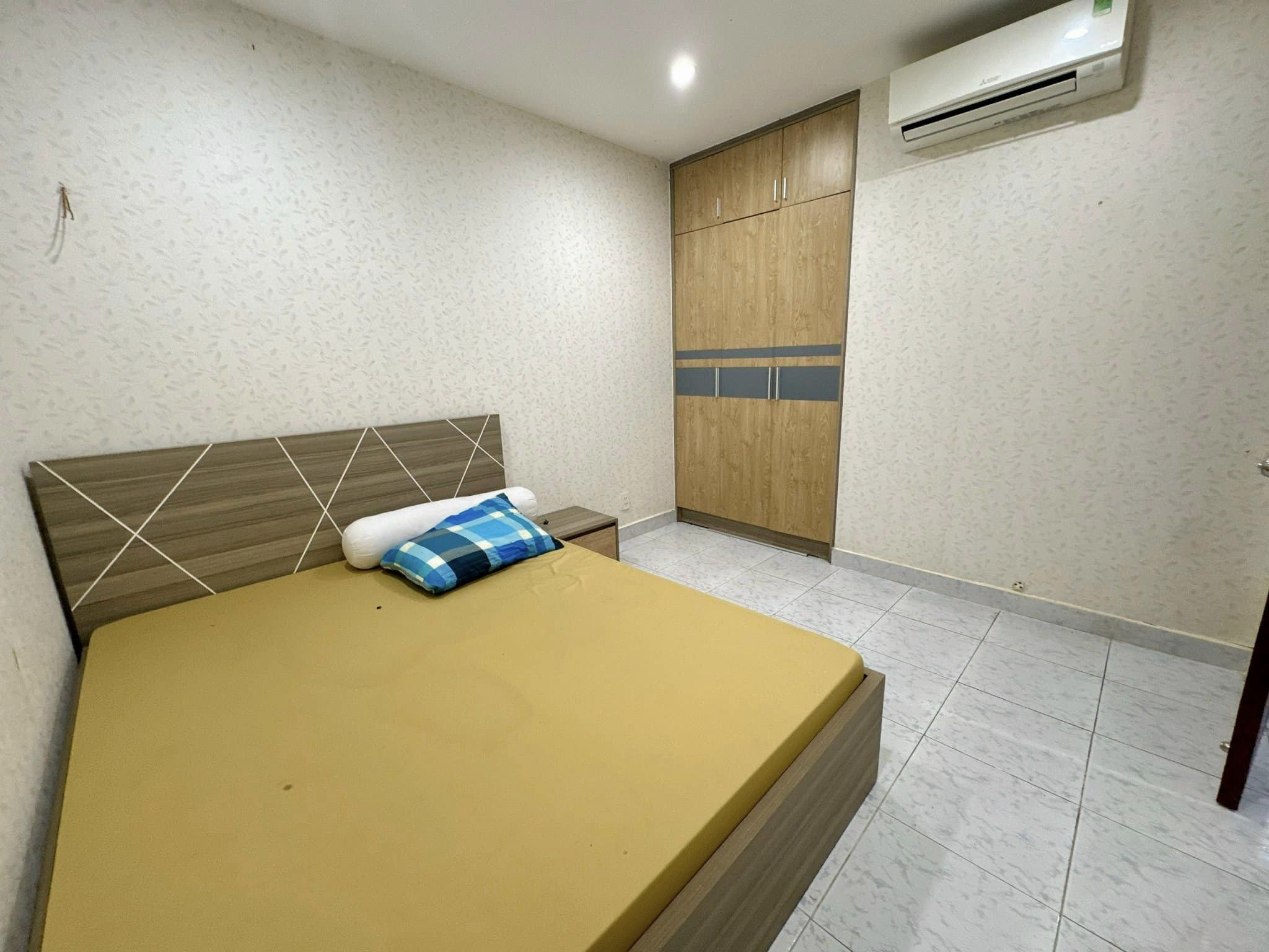 Cho thuê chung cư Bửu Long, 2 phòng ngủ có sẵn máy lạnh giá 5 triệu/tháng