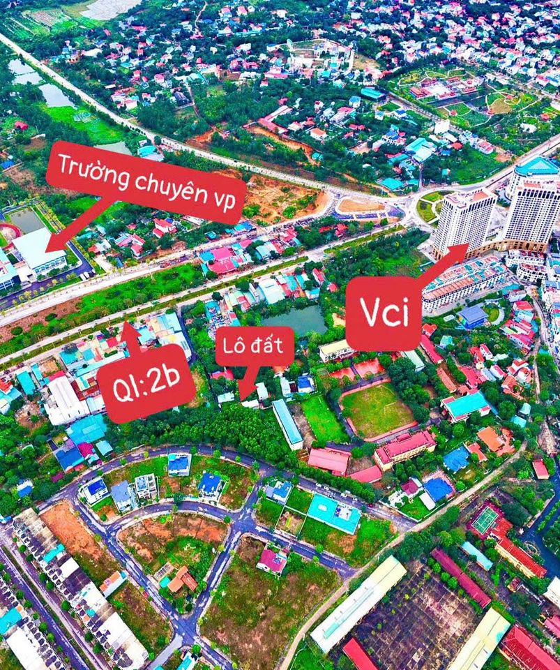 Bán đất cách vòng xuyến VCI & trường Chuyên Vĩnh Yên 300m-03