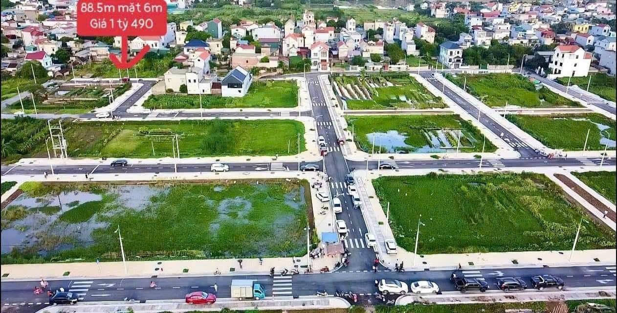 Bán lô đất đẹp khu đấu giá mới Thanh Sơn, tổ 7 Lê Hồng Phong giá 1,4 tỷ, diện tích 88,5 m2