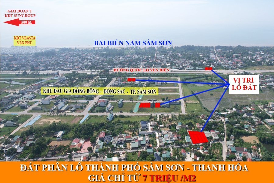 Chính chủ cần tiền bán gấp 07 lô thổ cư thành phố Sầm Sơn, Thanh Hóa-03