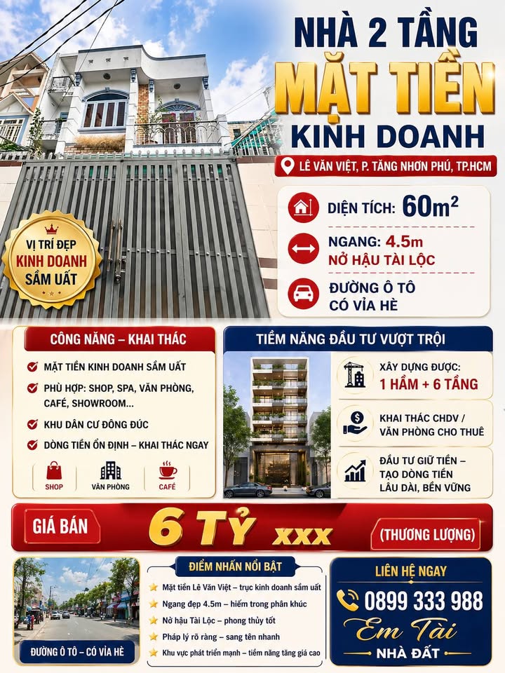 Продаётся дом, 60 м², Thủ Đức