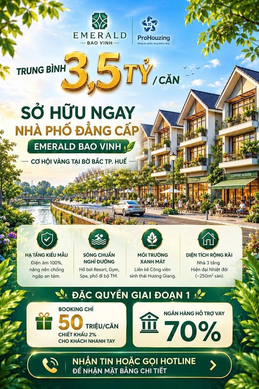 Land for sale, 107 m², Hương Vinh