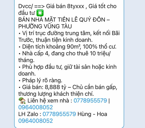 House for sale, 90 m², Phường 1