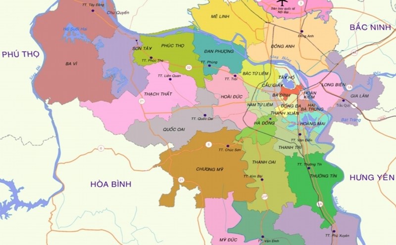 
“Quy hoạch Thủ đô Hà Nội thời kỳ 2021-2030 tầm nhìn đến năm 2050” cần phải tập trung vào 2 thành phố trực thuộc Thủ đô, 3 tuyến hành lang kinh tế cùng 4 không gian chú trọng phát triển và 5 trục phát triển. Ảnh minh họa
