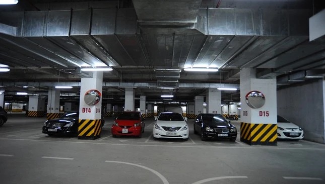 Công khai chi phí đầu tư xây dựng chỗ để ô tô