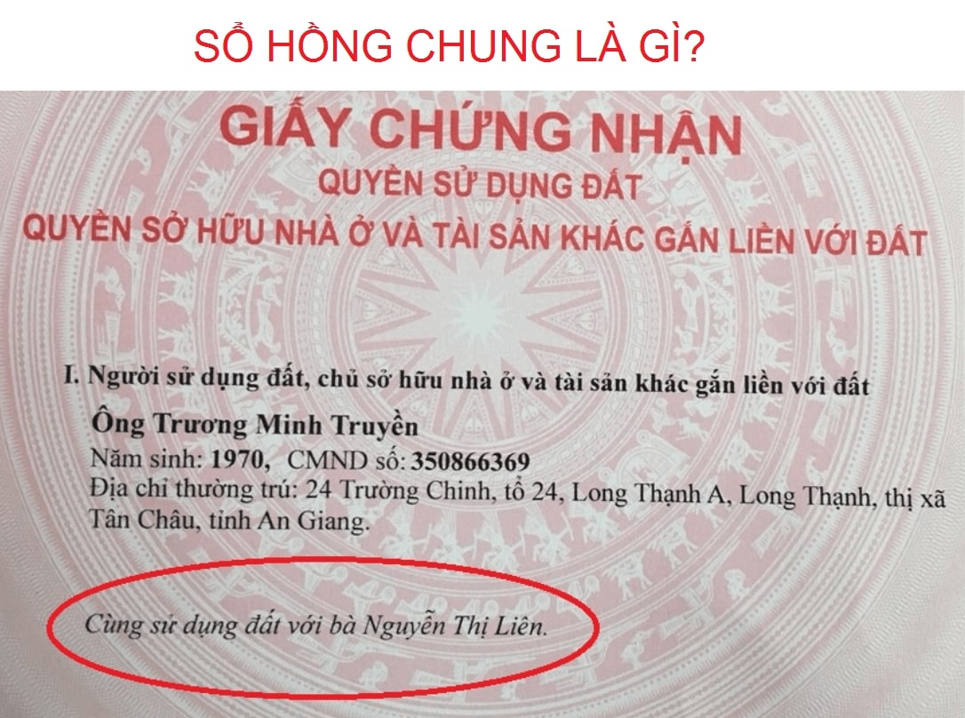 
Các nhà chung sổ được tính khi có từ 2 chủ sở hữu trở lên cùng đứng tên
