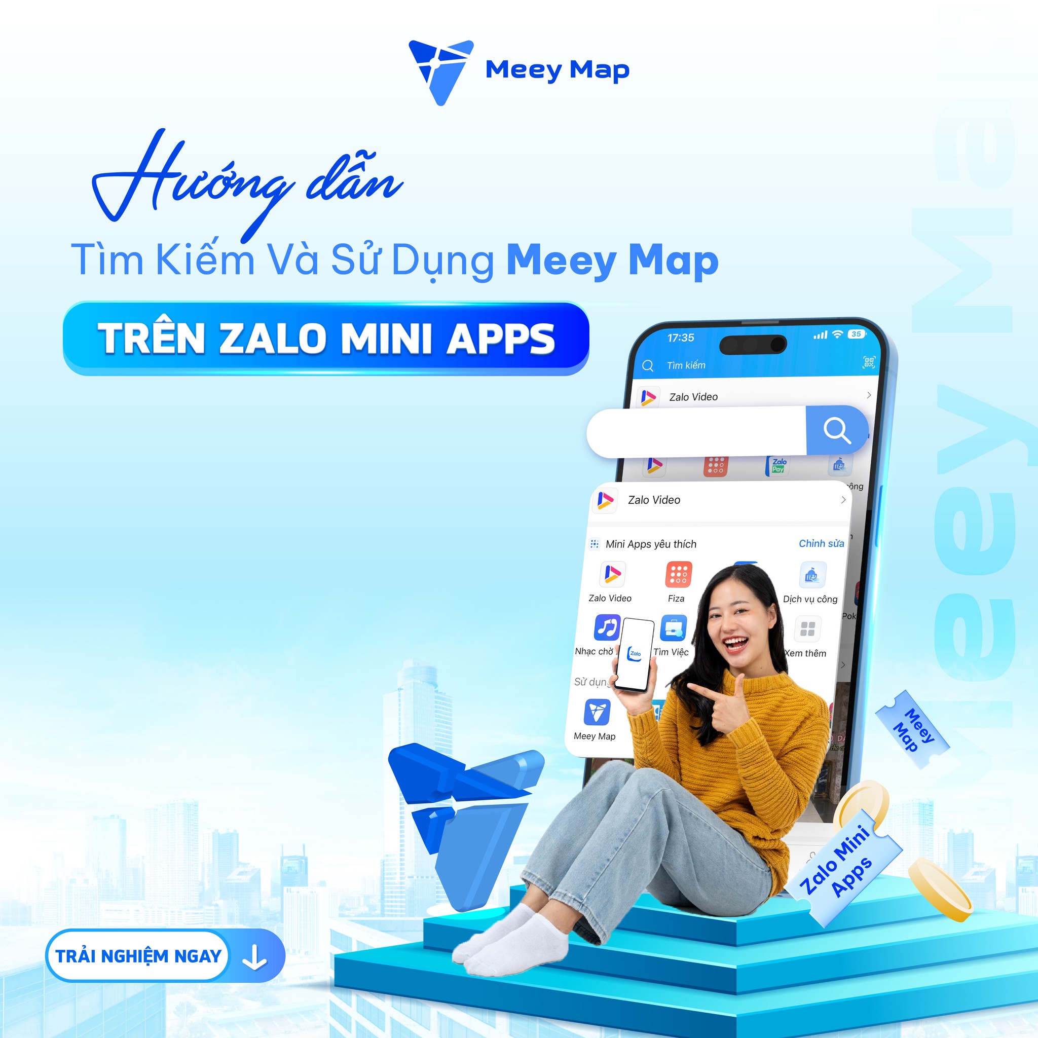 
Ứng dụng Meey Map đã xuất hiện trên Zalo Mini Apps
