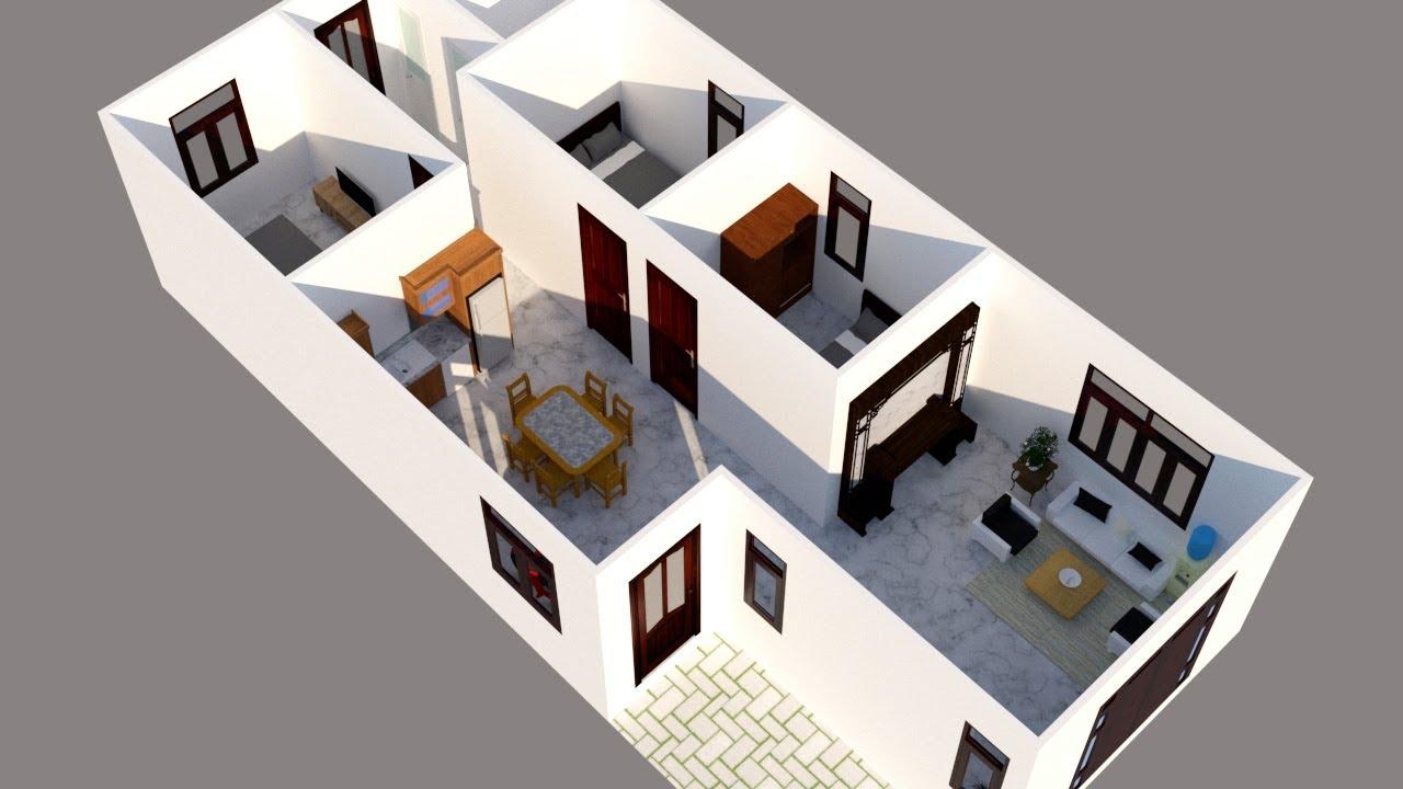 Mở rộng không gian với mẫu nhà cấp 4 3 phòng ngủ đơn giản - ảnh 4