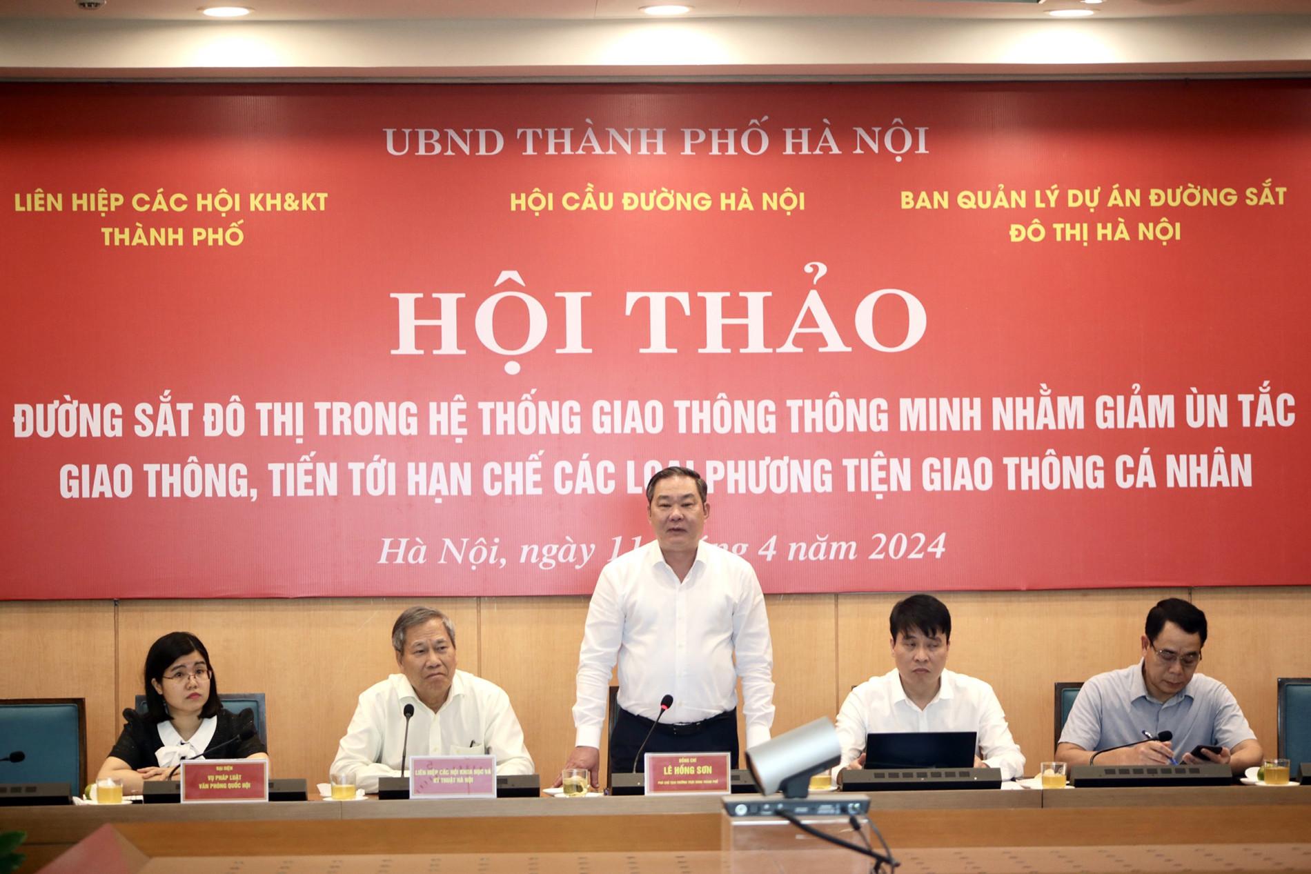Ông Lê Hồng Sơn - Phó Chủ tịch Thường trực UBND TP Hà Nội. (Nguồn ảnh: Vietnamnet)